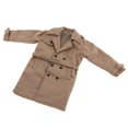 thumbnail image 1 of Gabardina 2x1/6, Abrigo Cortavientos, Chaqueta Larga Para Figura Masculina De 12'', Color Caqui, 1 of 8