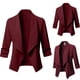 thumbnail image 1 of Blazer de mujer, moda informal, sólido, cárdigan abierto, chaqueta de manga larga, abrigo, chaqueta de manga larga para mujer, 1 of 5
