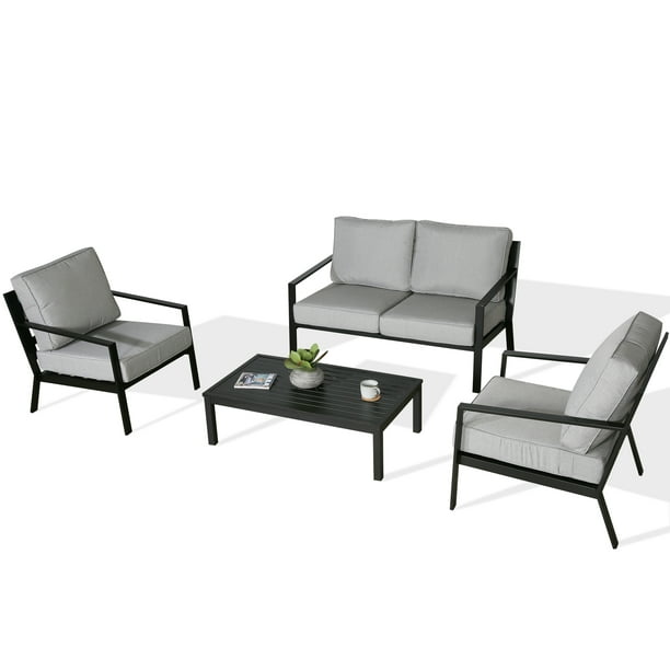 Patio Furniture Sets With Coffee Table, Ulax Outdoor Furniture