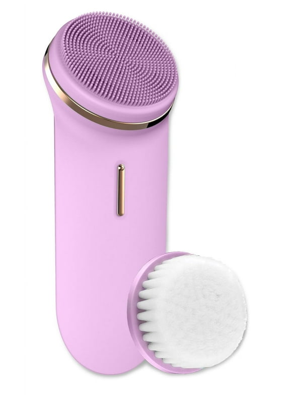 Jessica Simpson Rechargeable Sonic Facial Brush, 2 Brush Heads, 5 Speed Modes