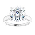 thumbnail image 2 of Lorenna 3 Carat Moissanite Engagement Ring Solitaire Round, 2 of 5