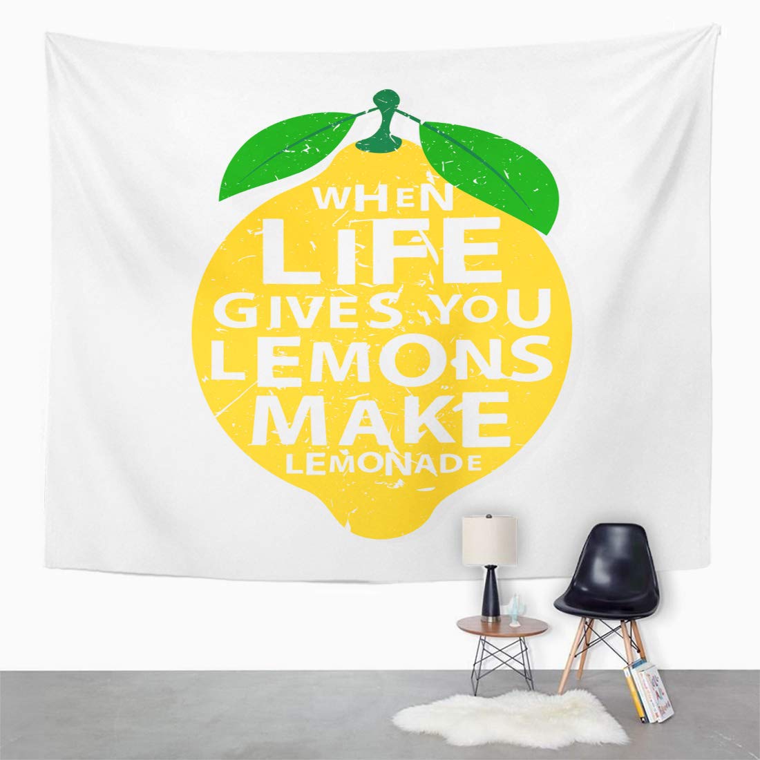 REFRED When Life Gives You Lemons Make Lemonade Motivational Wall Art ...