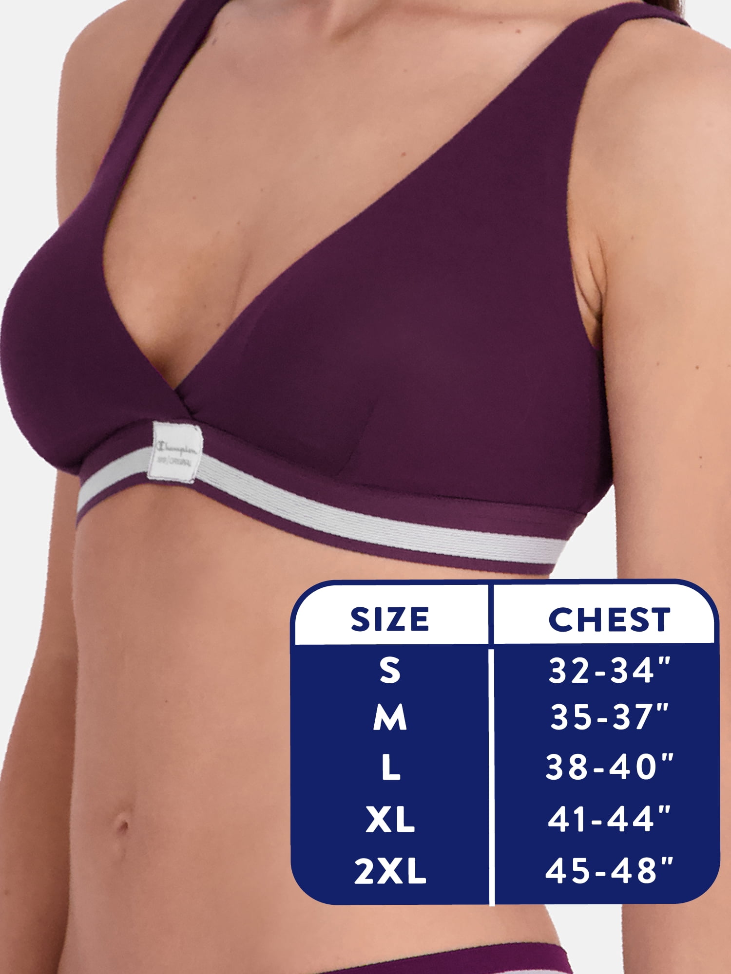 Champion Women's Triangle Bra, Sizes S - XXL