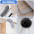 thumbnail image 4 of MEEYOGA Herramienta de Limpiador de Ventanas, Jalador para Vidrios Doméstico 5 en 1, Equipado con un Poste de Extensión y Cabezales de Cepillo de 5 Funciones, Adecuado para Limpiar Ventanas, Baños, 4 of 8