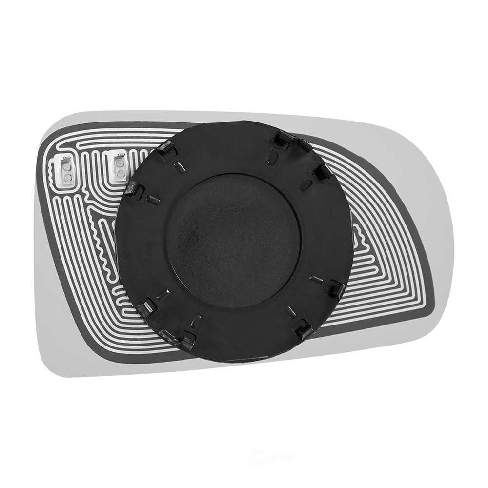 Burco Side View Mirror Replacement Glass with Motor Mount Plate - Clear Glass - 4536HRSG