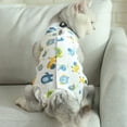 thumbnail image 2 of Cartoon Print Dog Recovery Suit Onesie After Pet Operation For Female Male Dogs Cats Cartoon Postoperative Snuggly Vest For Abdominal Wounds Weaning Anti Licking Vest Pet Vest Gift For Pet S, 2 of 5