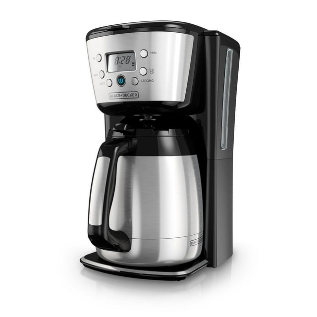Black + Decker Thermal Programmable 12-Cup Coffee Maker, Stainless Steel