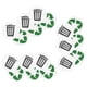 thumbnail image 5 of Etiqueta adhesiva para basura NikouMX Etiqueta ambiental reciclable 18 piezas, 5 of 8