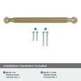 thumbnail image 4 of Amerock Collet 6-5/16 inch (160mm) Center-to-Center Golden Champagne Cabinet Pull, 4 of 5