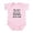Petal Pink, variant on CafePress - WIGU PT Mom Infant Bodysuit - Baby Light Bodysuit, Size Newborn - 24 Months