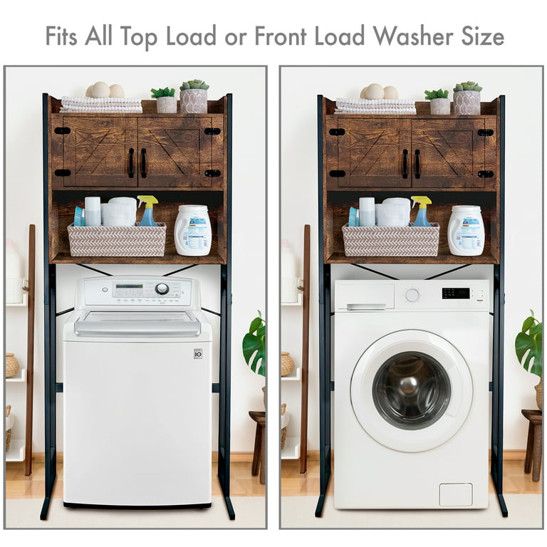Laundry Room Organization and Storage-Over The Washer and Dryer