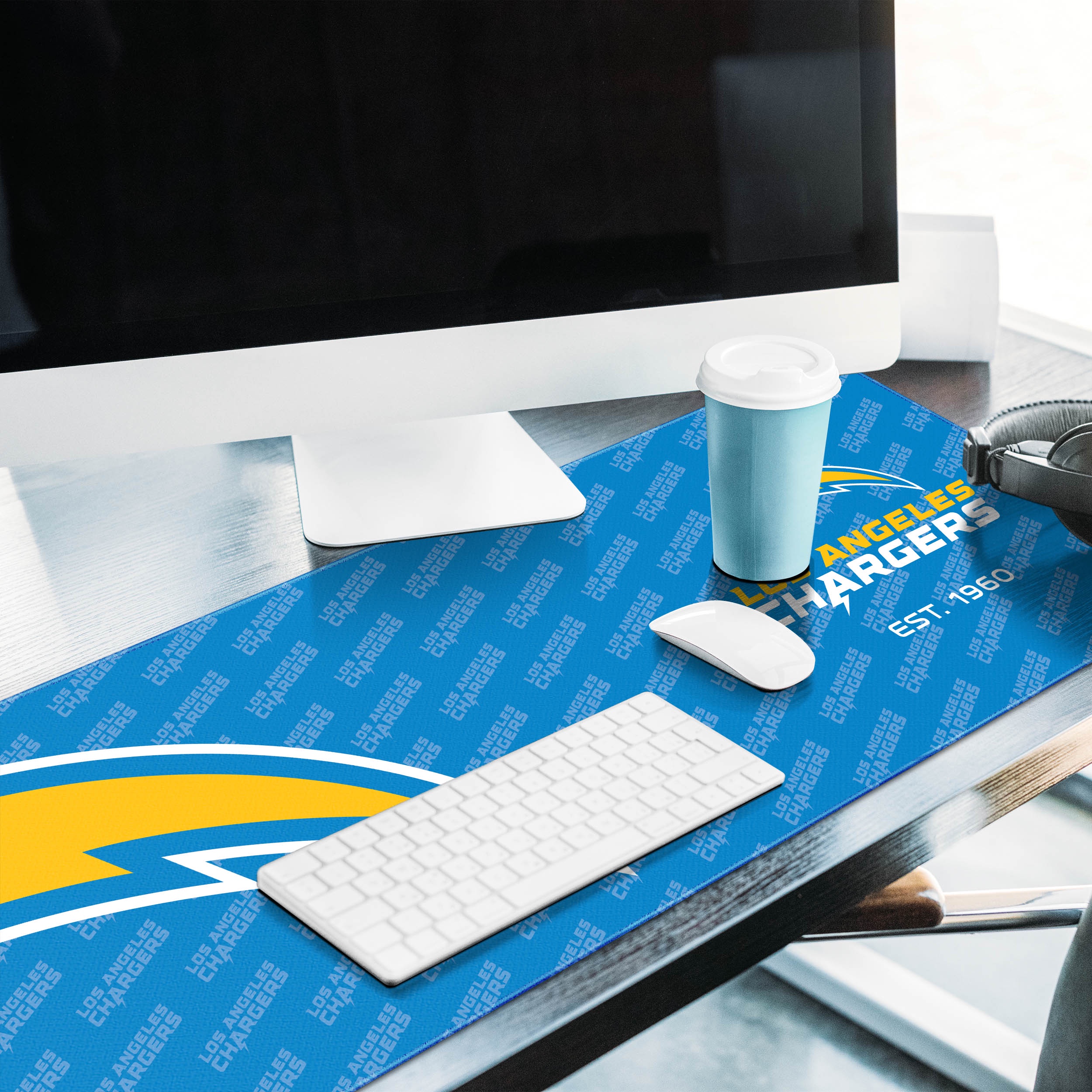 Los Angeles Chargers Logo Series Desk Pad SMU