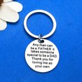 thumbnail image 4 of Fathers Day Gift Stepdad Gift Keychain Father Gifts from Daughter Son Birthday Gift for Father in Law Stepfather Wedding Gift for Daddy Thanksgiving Day Keyring Gift Christmas Stainless Steel Jewelry, 4 of 4