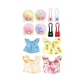 thumbnail image 2 of 4 Set 7inch Desk Goose Outfits, Mini Desktop Goose Clothes Desk Geese Accessories Set for Magnetic Geese Statue For Magnetic Goose Figurine Office Desktop Ornament (B), 2 of 7