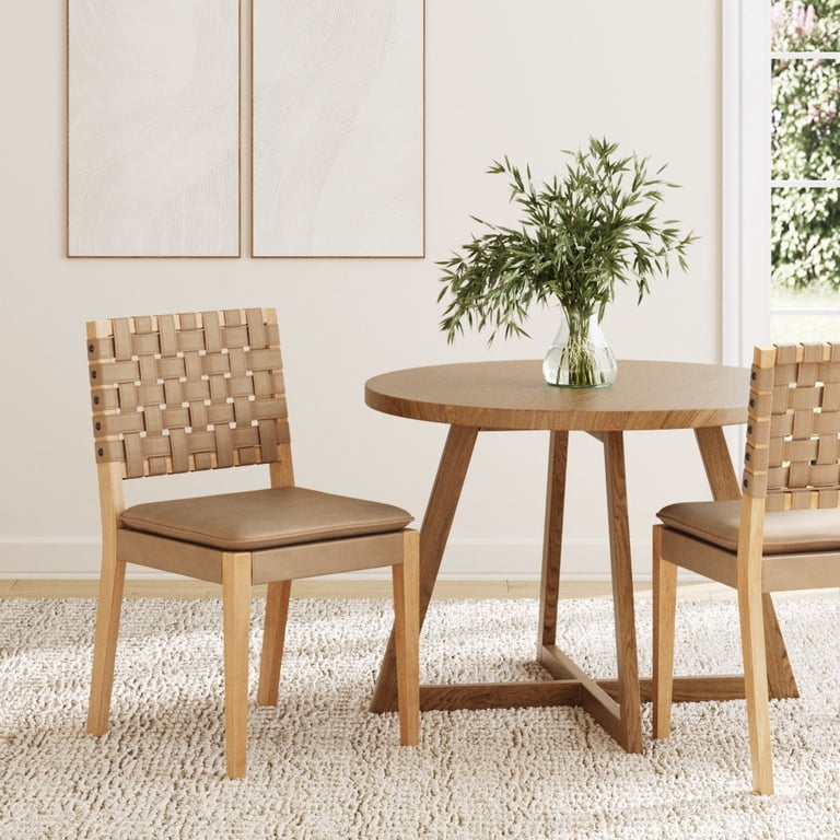 Nathan James Cohen 19 in. Wood Dining Chair, Mid-Century Modern