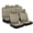 All Beige, variant on BDK PolyPro Car Seat Covers Full Set in Charcoal on Black – Front and Rear Split Bench for Cars, Easy to Install Cover Set, Accessories Auto Trucks Van SUV