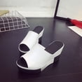 thumbnail image 4 of Womens Summer Sandals Shoes Peep-toe Shoes Sandals Ladies Flip Flops, 4 of 9