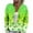 Fluorescent Green, variant on Womens Saint Patrick's Day Cardigan Sweaters Shamrock Pattern Long Sleeve Button Down Cardigan Saint Patrick's Day Gifts