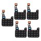 thumbnail image 4 of 5 uds Walkie Talkie teclado numérico para BAOFENG UV 5R UV 5RA UV 5RC UV 5RE BF F8HP UV 5RX3 y otras Radios de dos vías, 4 of 5