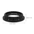 thumbnail image 2 of AURARMLET 4Ud Anillo De Para Portalámparas Negro Para Uso Doméstico Estable, 2 of 8