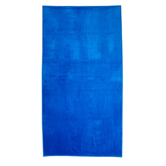 Bahia Beach Towels Serviette de Plage en Velours Uni, Bleu Royal, 40 Pouces x 76 Pouces