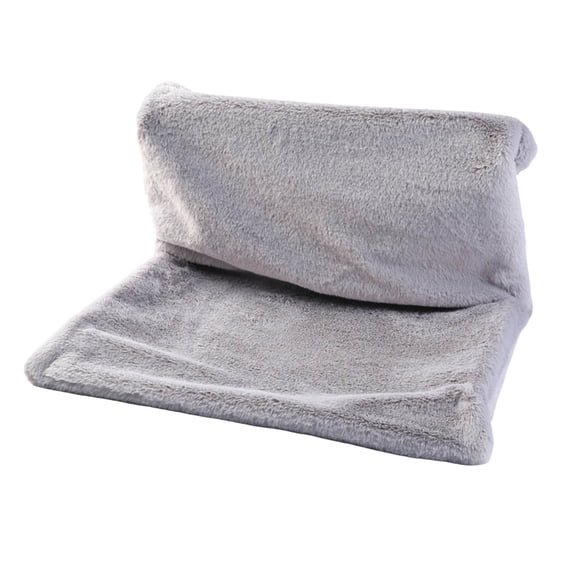 Heated Hanging Cat Bed Radiator Pet Lounger with Soft Fabrics and L-Shape Cuddler Design