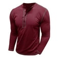 thumbnail image 2 of Quinlirra Crewneck Sweatshirt Men 4XL Men's Fashion Casual Color Block Long Sleeve Round Neck Collar Blouse, 2 of 5