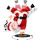 thumbnail image 1 of RV SdeNo baile de Papá Noel, decoración de juguete de Navidad de peluche eléctrico de canto giratorio, interesante animación interactiva para niños brillar  Electrónica, 1 of 5