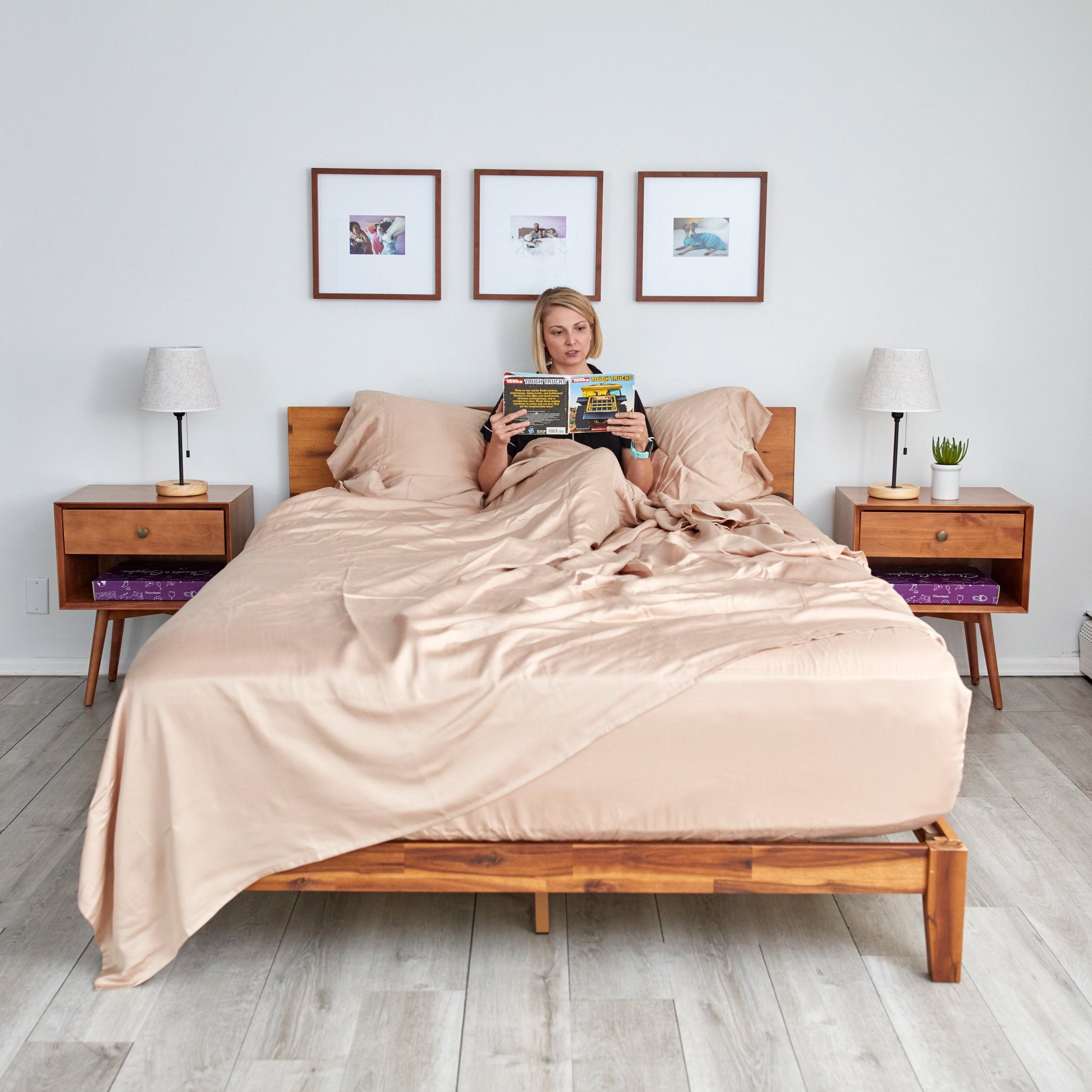 Sheets and Giggles 100 Eucalyptus Lyocell Sheet Set Naturally Softer