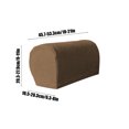 thumbnail image 3 of Sofa Armrest Covers, Staron 2026 Elastic Plaid Protective Armrest Covers, Premium Polyester Non-Slip Sofa Arm Guards Machine Washable 2-Piece Set, 3 of 6