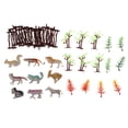 thumbnail image 2 of segolike Simulation Zoo Animal Action Figure Toy Playset Various Kinds for Kids Learning, 2 of 9
