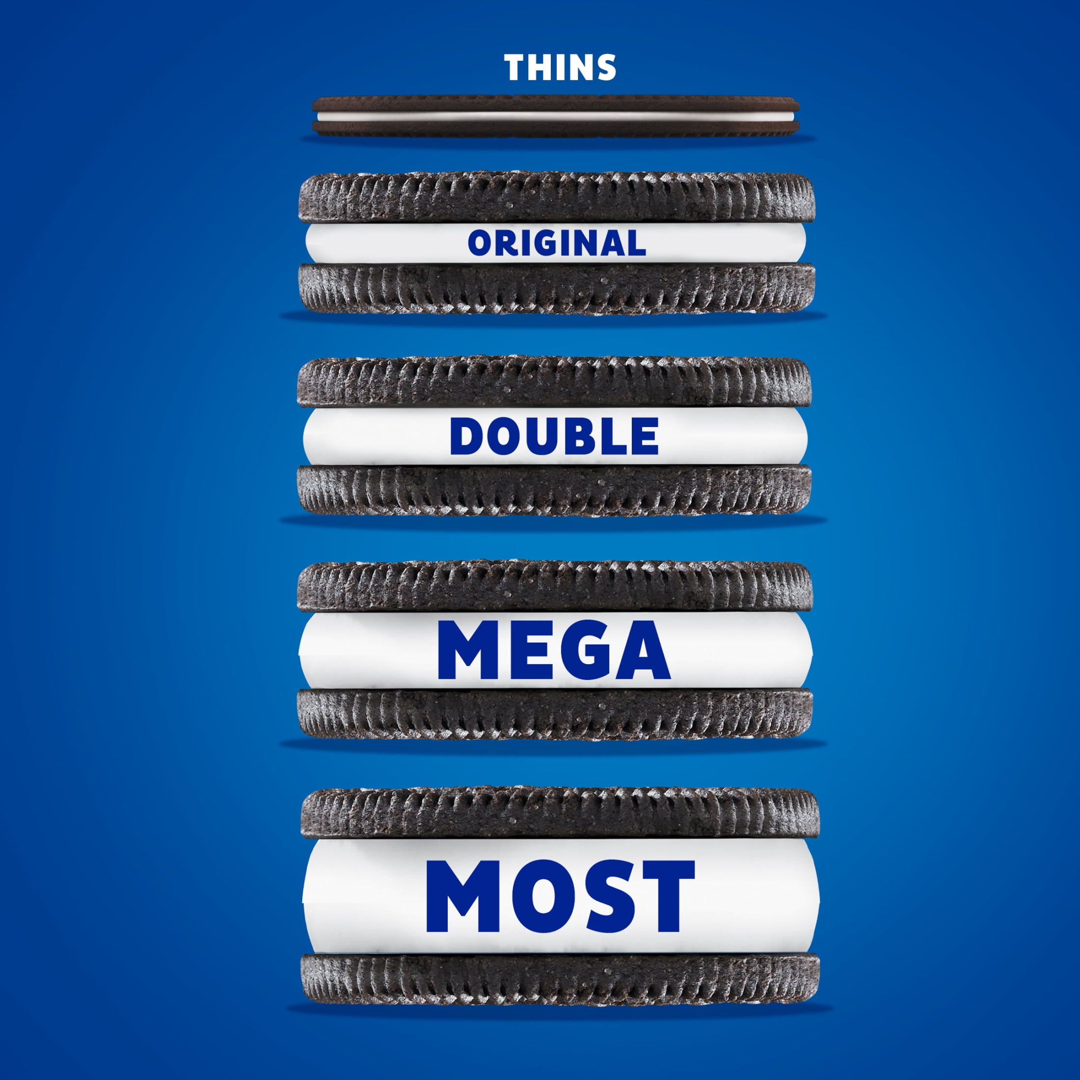OREO The Most Stuf Chocolate Sandwich Cookies, 3 oz Snack Pack (4 cookies)