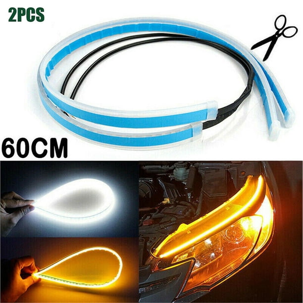 X tira de LED secuencial indicador de señal de giro coche Drl luz de circulación diurna Reino Unido
