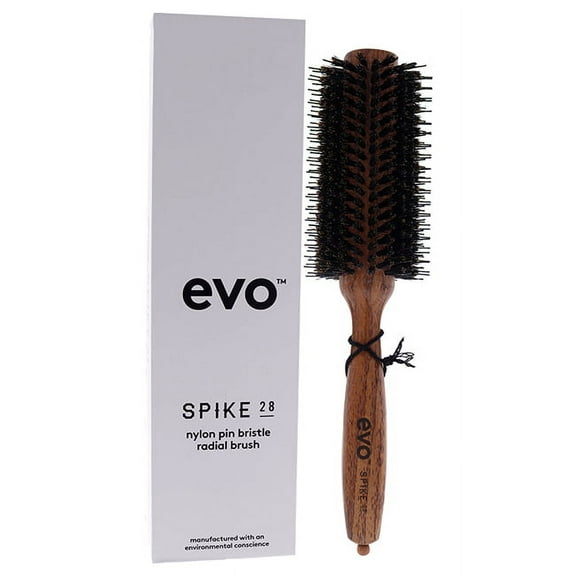 spike 28 nylon pin bristle radial brush by Evo for Unisex - 1 Pc Brush