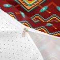 thumbnail image 4 of Erosebridal Red Teal Orange Aztec Twin Bedding, Hippie Bohemian Geometric Duvet Cover Set, Reversible 2-Piece, 1 Duvet Cover and 1 Pillowcase (No Comforter), 4 of 6