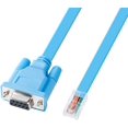 thumbnail image 1 of shiyou-6 Feet DB9 to RJ45 Console Cable 9 Pin Female Serial RS232 Port to RJ45 Male Ethernet LAN Rollover Console Cable, 1 of 4