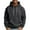 Dark Gray, variant on Men’s Pullover Hoodie Long Sleeve Drawstring Hooded Sweatshirt Kangaroo Pocket Casual Loose Fit Top Black L
