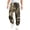 W8-Camouflage, variant on Camo Cargo Pants for Men Maple Leaf Print Drawstring Waist Tapered Cargo Jogger Sweatpants with Pockets Straight Wide Leg Bottoms Casual Fashion Y2k Loose Fit Workout Outfits,Camouflage M