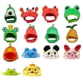 thumbnail image 3 of Sombrero divertido para cachorros y gatos, accesorios para gatos, cangrejo, Rana, disfraz para mascotas, Cosplay de Navidad, sombreros cálidos para perros, 3 of 4
