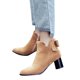 thumbnail image 5 of NECHOLOGY Botas Mujer Adulto Femenino Zapatos Botines de mujer Bota de mujer con cremallera y de moda de tendencia de diseño agradable de invierno (A, 8.5), 5 of 6