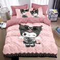 thumbnail image 1 of Sanrios Hello Kitty Melody Pochacco Bedding Set Four Piece Bedding Girl Heart Double Pillowcase Bed Linens Dorm Bedclothes RJ, 1 of 7
