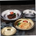 thumbnail image 4 of Greenadscape 1Pcs Stainless Salad Plate Simple Shape Dessert Storage General Users Bar, 4 of 8