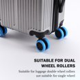 thumbnail image 4 of 1/4/8 Pcs Housse en Silicone pour Roues de Valise, Housse de Protection pour Roues de Valise, Garde-Roues, Accessoires pour Bagage Cabine, Housse de Roues pour Réduire le Bruit, Rouge, 1 PCS, 4 of 6