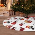 thumbnail image 6 of KLL 36" Christmas Tree Skirt Cute Cat And Christmas Gift Xmas Tree Skirts Mat for New Year Xmas Holiday Party Indoor Outdoor Home Decoration, 6 of 7