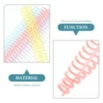thumbnail image 2 of Raindrops Plastic Binding Rings for Decor Assorted Color Lightweight Portable 10pcs, 2 of 8
