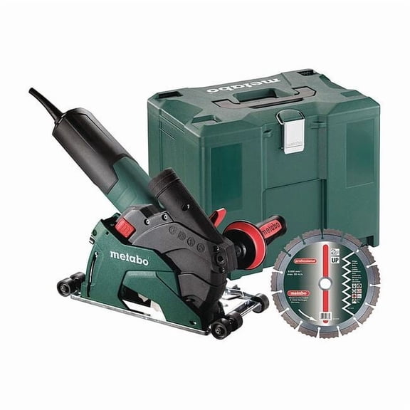 Metabo Angle Grinder, 5 in Dia, 9,600 RPM, 12 A T 13-125 CED Set