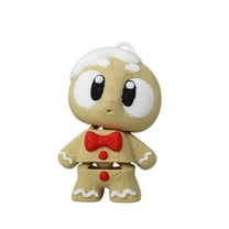 Gingerbread Couple Ornament 2pc-Set Christmas Ornament – Christmas Tabletop Decor, Christmas Gift Handcrafted Holiday Gingerbreadman Accent(A)