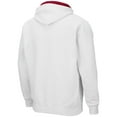 thumbnail image 3 of Men's Colosseum White Oklahoma Sooners Arch & Team Logo 3.0 Full-Zip Hoodie, 3 of 3