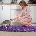 thumbnail image 3 of Purple Paisley Pattern Kitchen Rugs Sets Of 2,Anti Fatigue Kitchen Mat Rugs Non Slip Washable,Decorative Kitchen Floor Mats for Kitchen,Sink,Laundry,17"x30"+17"x47", 3 of 7