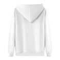 thumbnail image 4 of Mohiass Womens Oversized Hoodies Fleece Hooded Sweatshirts Casual Comfy Tops Fall Fashion 2025 Cute Clothes with Pockets White XL, 4 of 6